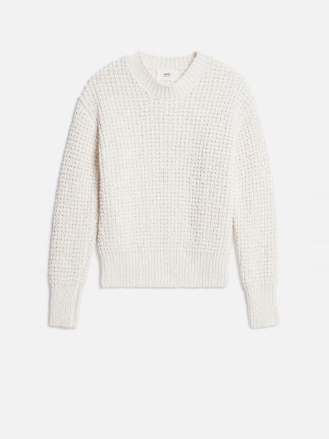 AMI Paris Waffle Knit Sweater