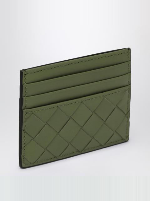 Bottega Veneta Fondant/macha Intrecciato card holder