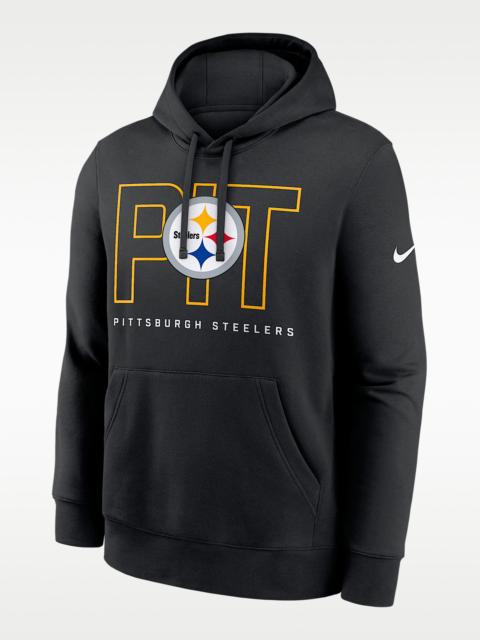 Nike Pittsburgh Steelers Busted Play Club Men's Nike NFL Pullover Hoodie