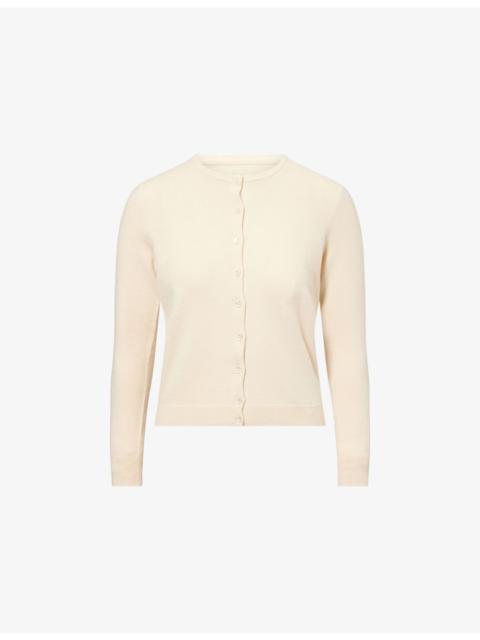 Maison Margiela Round-Neck Regular-Fit Wool Cardigan
