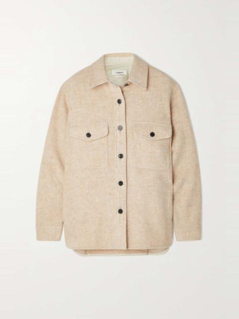 Isabel Marant Étoile Faxon oversized brushed wool-blend jacket