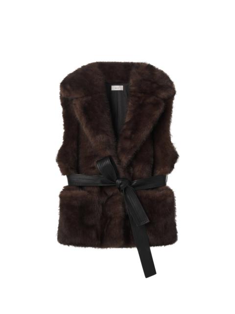 A.L.C. Devon Faux Fur Vest