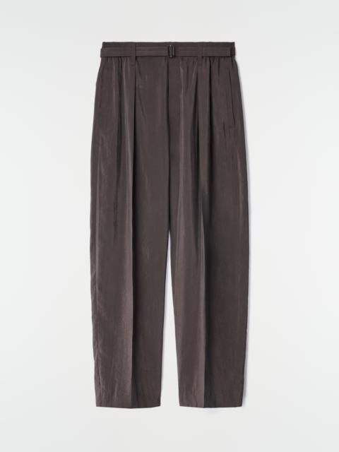 Lemaire BELTED RELAXED PANTS IN DRY SILK