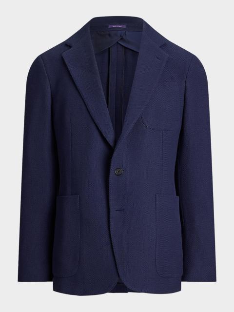 Polo Ralph Lauren Men's Panama Weave Patch Pocket Two-Button Sport Coat