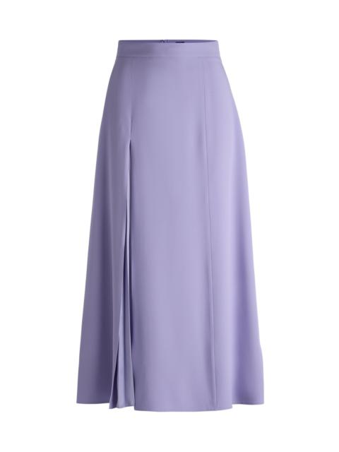 BOSS MAXI SKIRT WITH PLISSÉ DETAIL