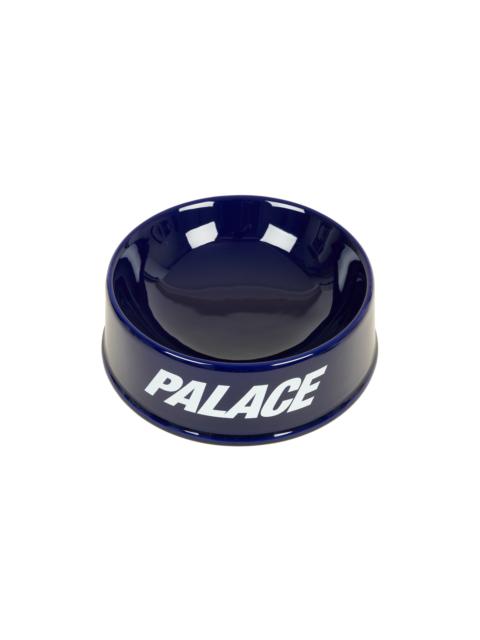 PALACE PALACE FONT CERAMIC DOG BOWL BLUE