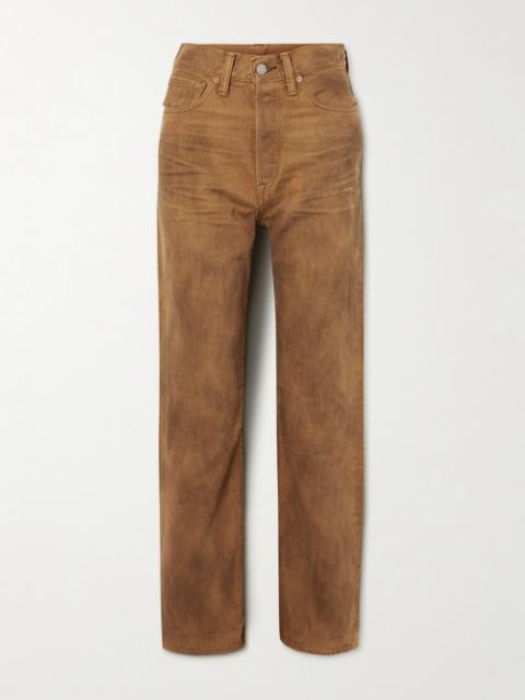 RRL by Ralph Lauren High-rise Straight-leg Jeans