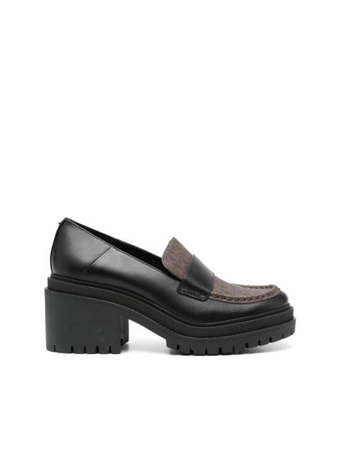 MICHAEL KORS Rocco 75mm monogram-print loafer