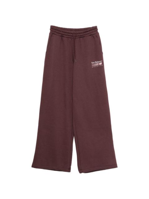 New Balance logo-print drawstring track pants