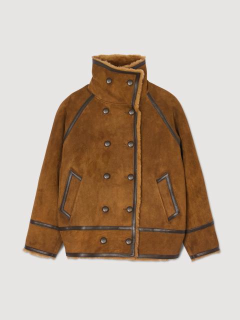 Sandro Shearling coat