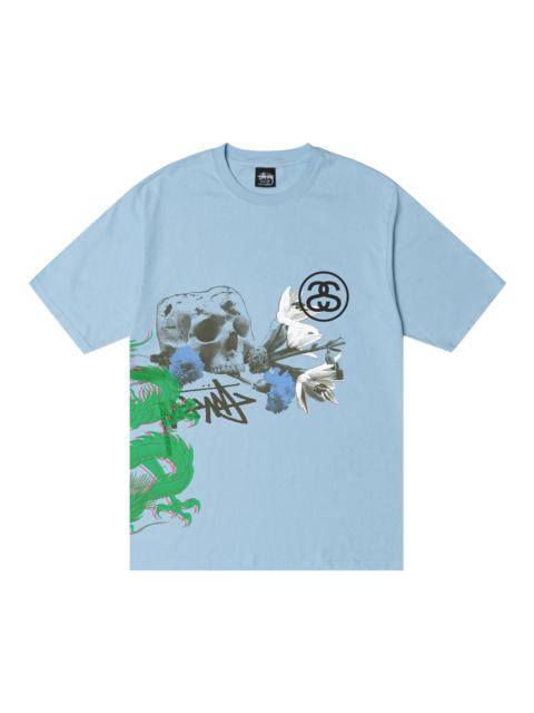 Stüssy Stussy Strike Pigment Dyed Tee 'Sky Blue'