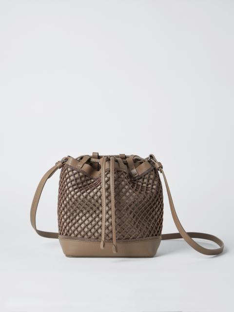 Brunello Cucinelli Precious net bucket bag