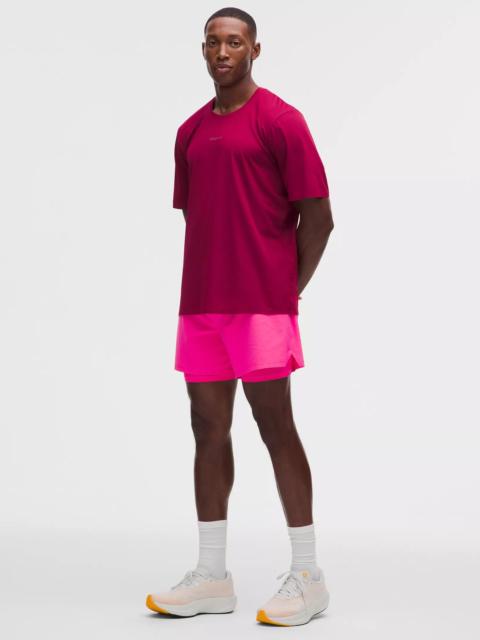 lululemon Mile Maker Ripstop Lined Short 6"