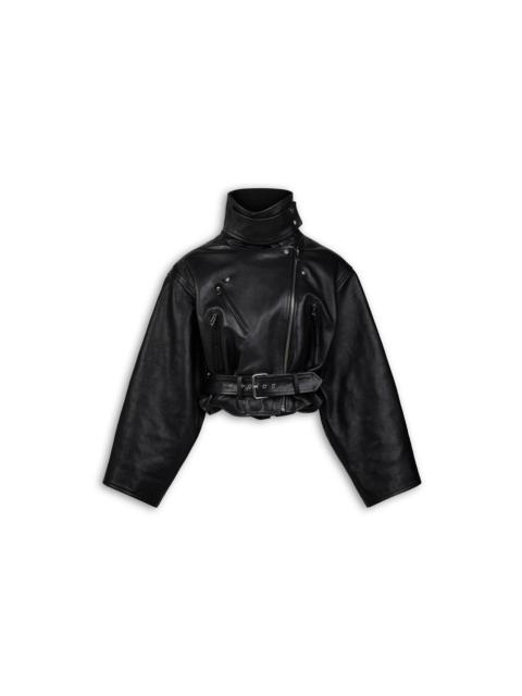 Alaïa LAYERED LEATHER  BIKER JACKET