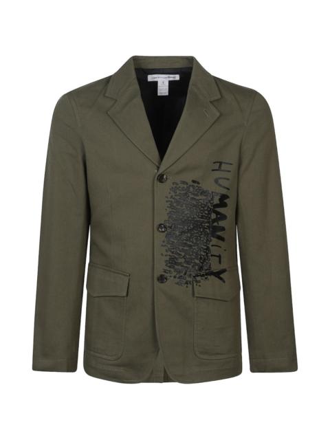 Comme des Garçons Homme printed blazer jacket
