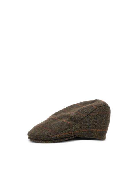 Barbour herringbone-pattern beret