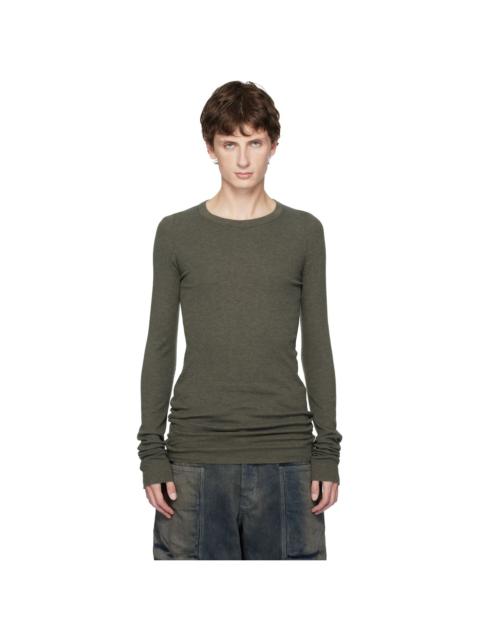 Rick Owens Khaki Concordians Rib LS T-shirt
