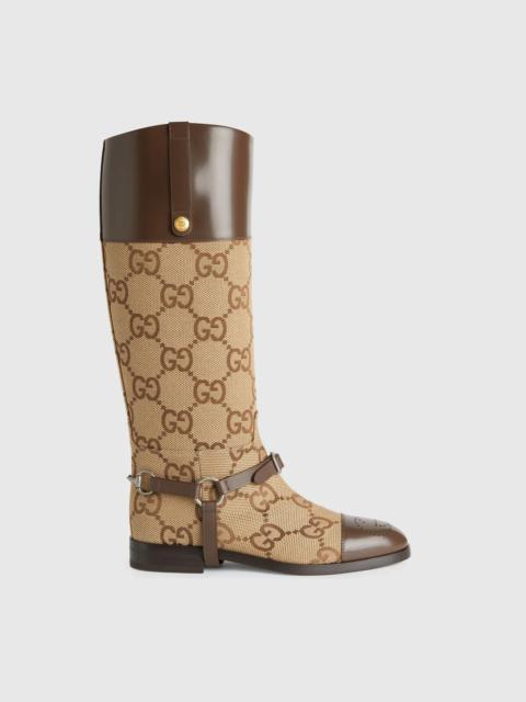 GUCCI Knee-high boot with harness