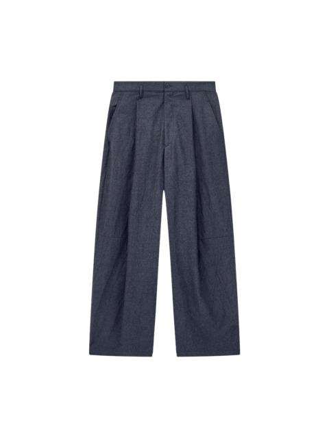 GIORGIO ARMANI Crinkle Wool Flannel Trouser