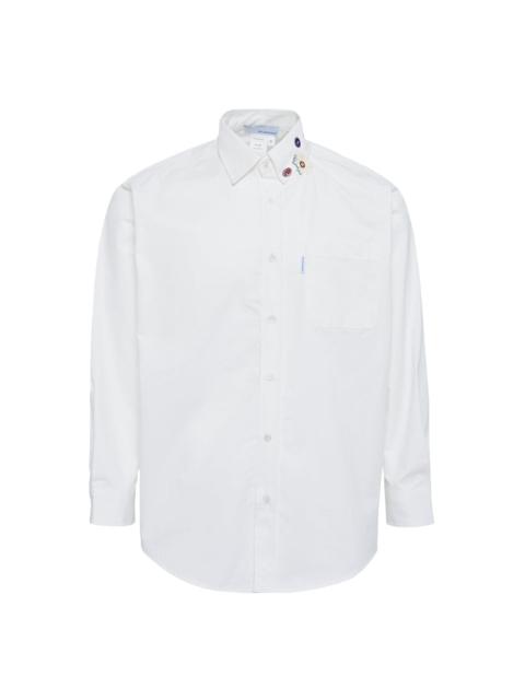 JUNTAE KIM Embroidery Button Shirt