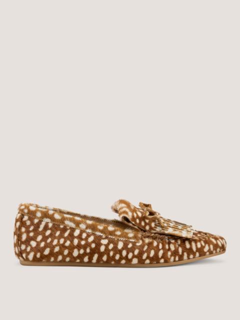 Stuart Weitzman BRITT FRINGE MOCCASIN