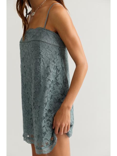 FREE PEOPLE Lace Take Me With You Mini Dress