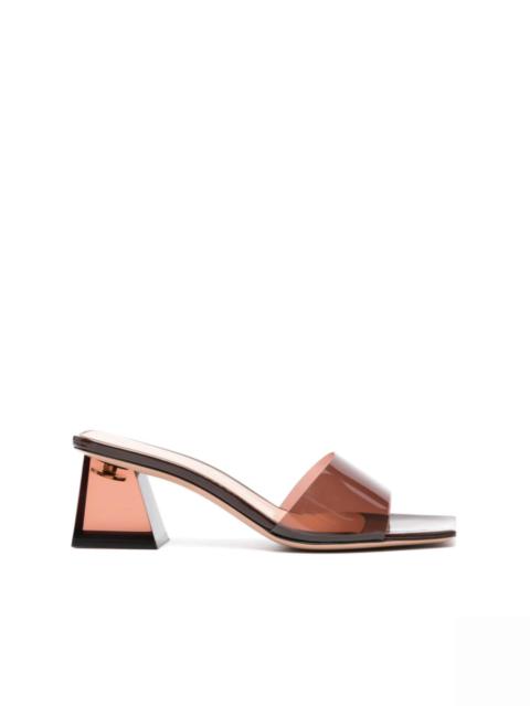 Gianvito Rossi Cosmic 55mm transparent mules