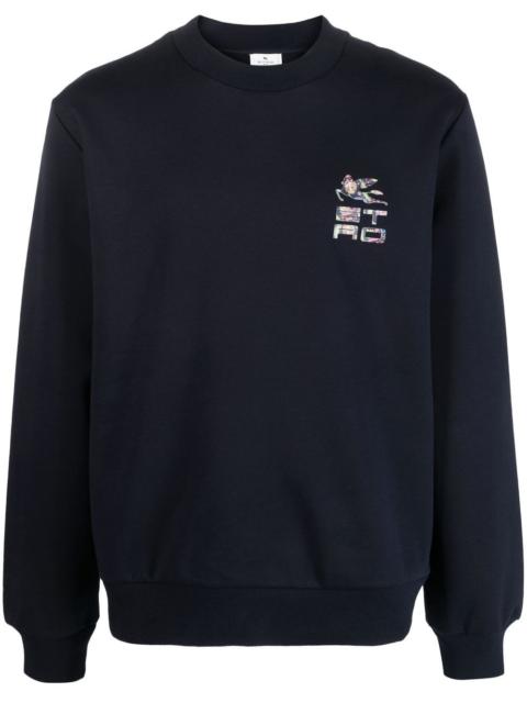 Etro logo-print cotton sweater