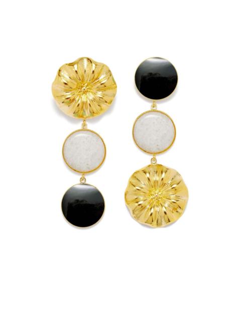 Sonia Daisy double-stone earrings