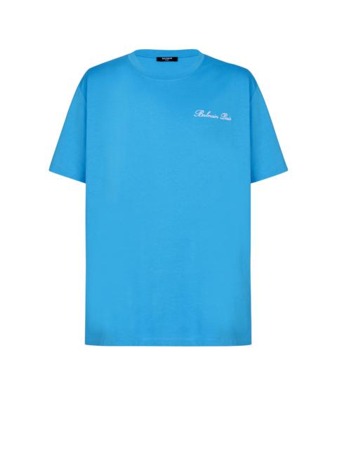 Tシャツ・カットソー BALMAIN BALMAIN SIGNATURE EMB T.SHIRT.BULKY FIT Balmain Signature Emb T.shirt.bulky Fit | italist | REVERSIBLE