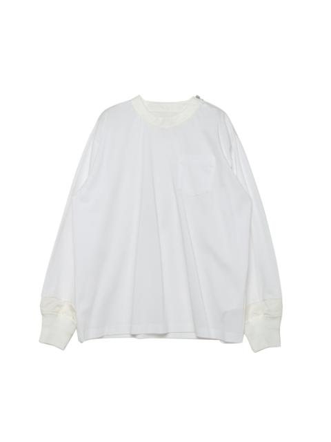 sacai Cotton Jersey L/S T-Shirt