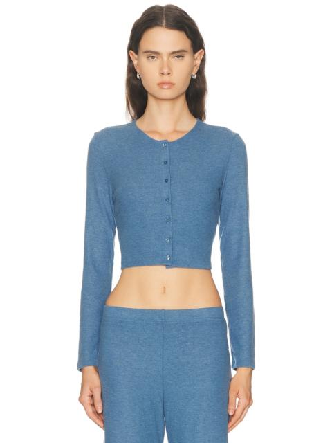 LESET Lauren Crop Cardigan