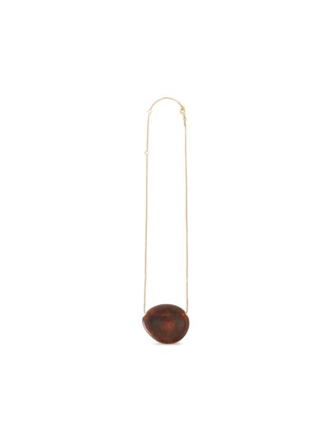 JOSEPH Bean resin-pendant chain necklace