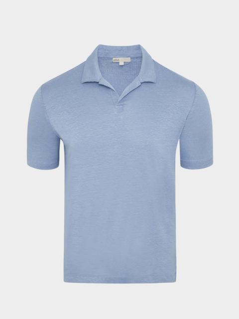 onia Men's Shaun Stretch Linen Polo