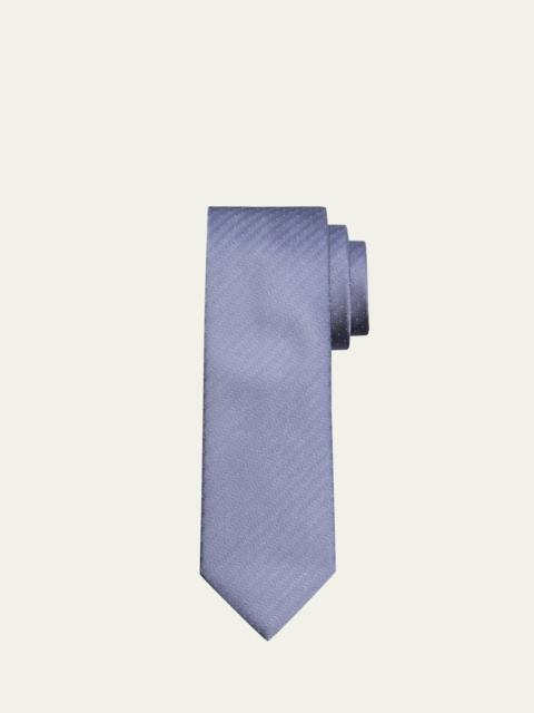 Brioni Men's Micro-Jacquard Silk Tie