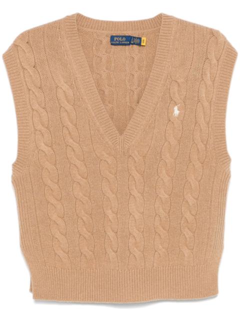 Polo Ralph Lauren V-neck cable-knit sweater