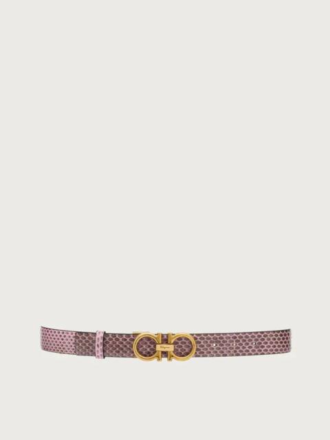 FERRAGAMO ADJUSTABLE GANCINI BELT