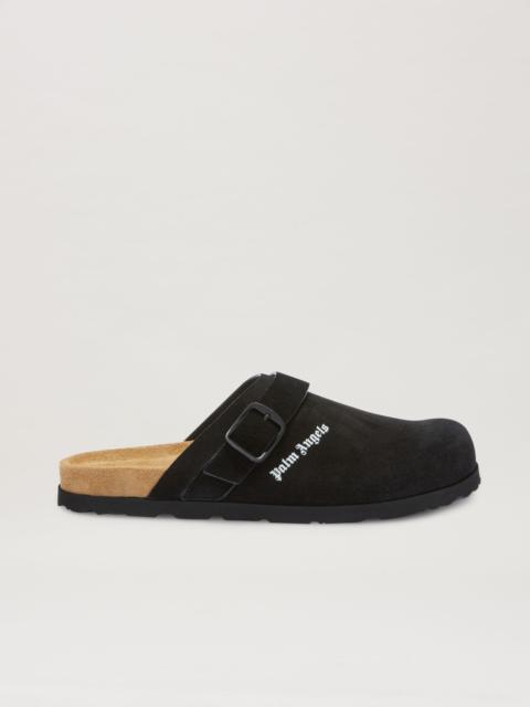 Palm Angels Logo Calf Leather Mules