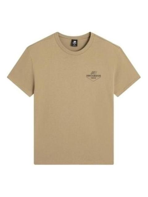 New Balance New Balance Casual Logo T-Shirt 'Brown' AMT22396-INC