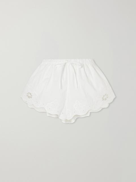 SIR. Klara Broderie Anglaise Cotton Shorts