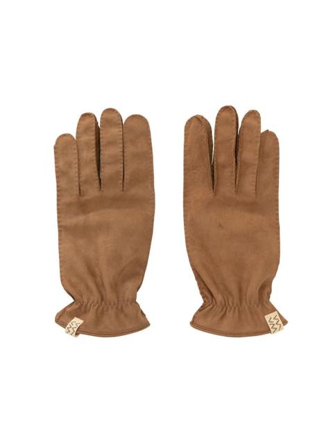 visvim LEATHER GLOVES LT.BROWN