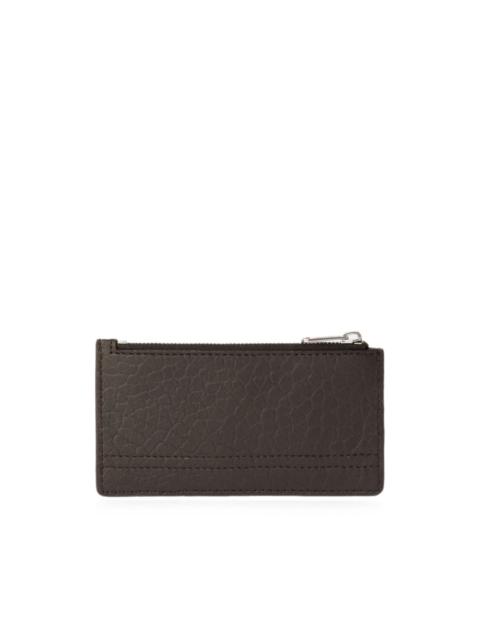 Lemaire Gear card and coin holder in bubble lambskin