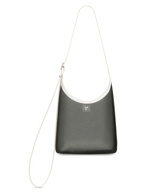 courrèges Women's Melt Small Mesh Tote Bag - Black Heritage White