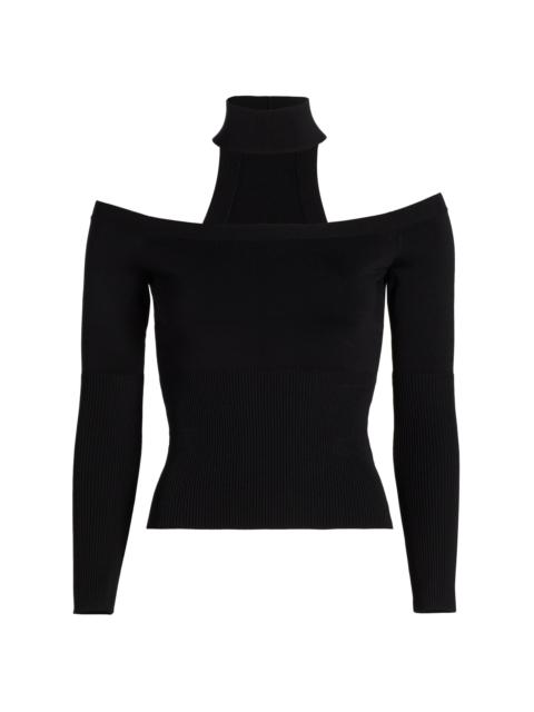 SIMKHAI Women's Lila Off-the-Shoulder Top - Black