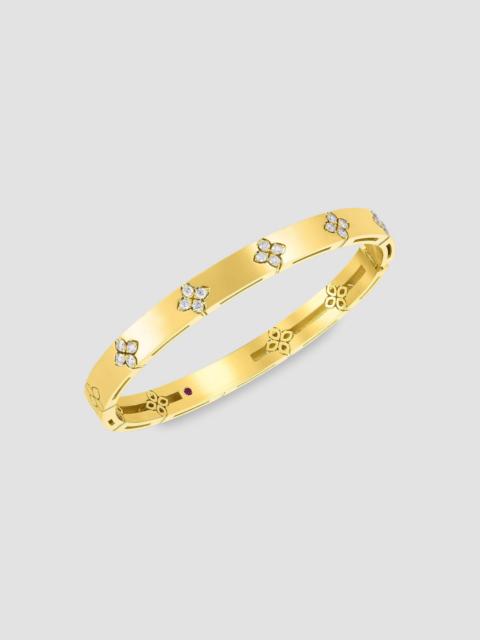 ROBERTO COIN Women's Verona 18 Yellow Gold & 0.45 TCW Diamond Hinged Bangle Bracelet - Yellow Gold
