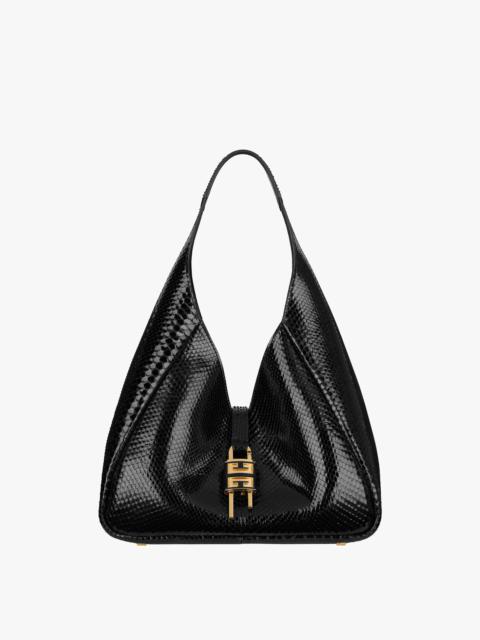 Givenchy MEDIUM G-HOBO BAG IN SMOOTH PYTHON