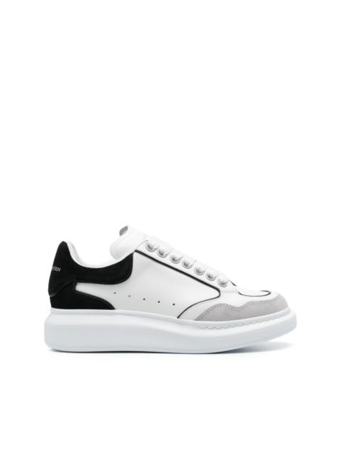 Oversize leather sneakers