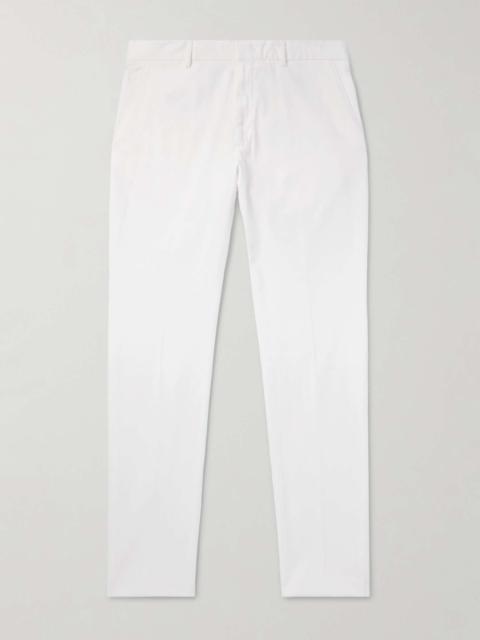 ZEGNA Straight-Leg Garment-Dyed Stretch-Cotton Twill Chinos