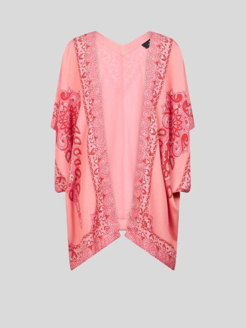 Etro KESA ROBE WITH TONAL PLACED PRINTS