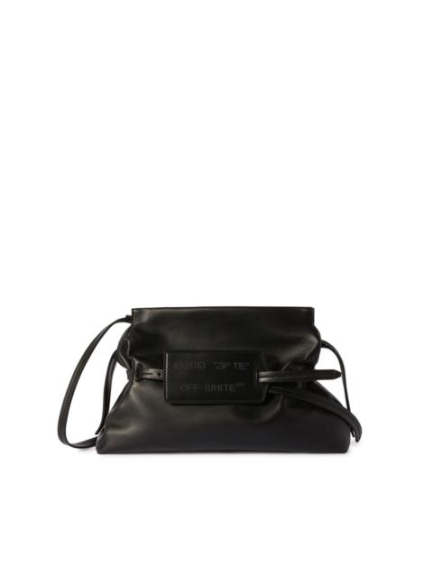 Off-White Zip Tie leather clutch bag